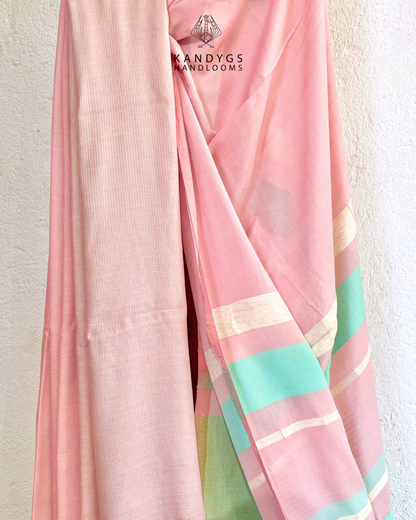 Saree Bamboo -  soft pink, mint green, and cream