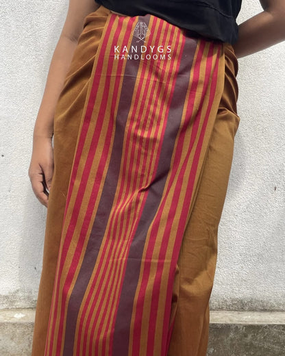 Sarong Musterd with Red