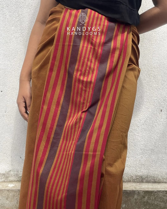 Sarong Musterd with Red