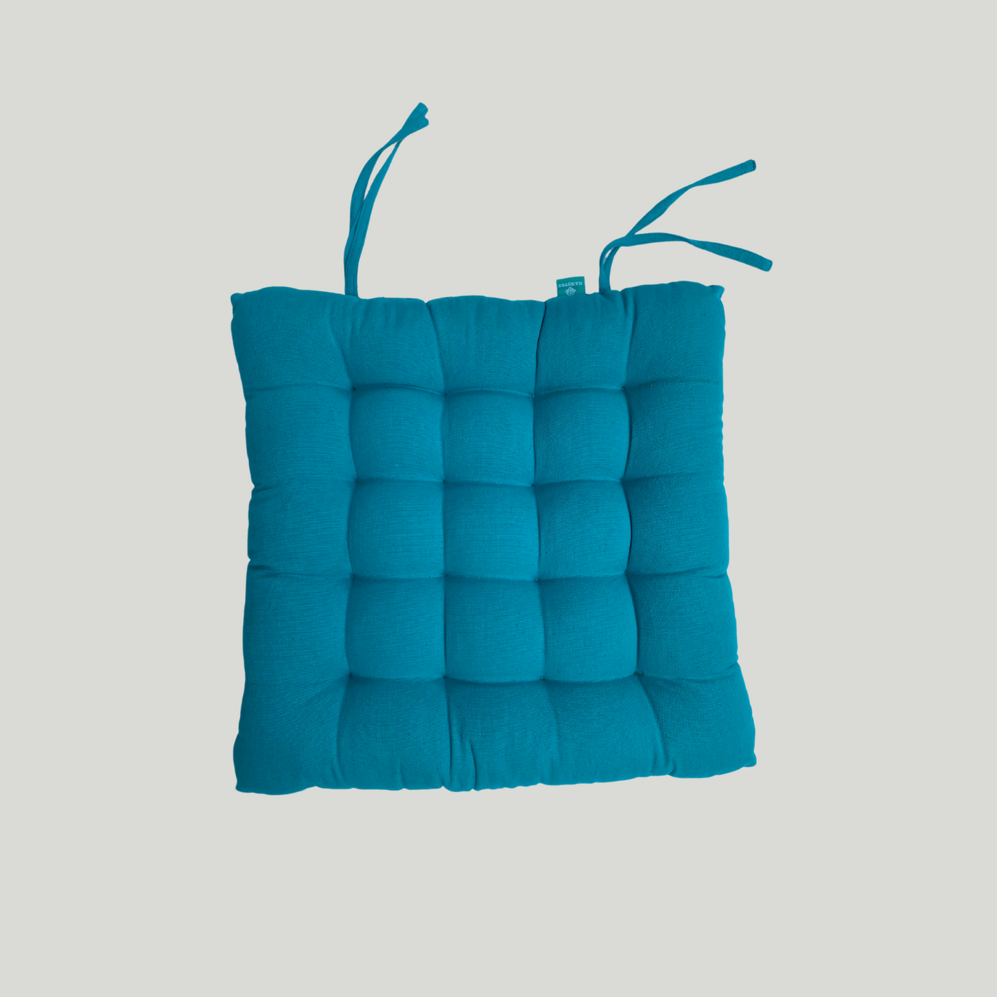 Quilted Cushion - Turquoise