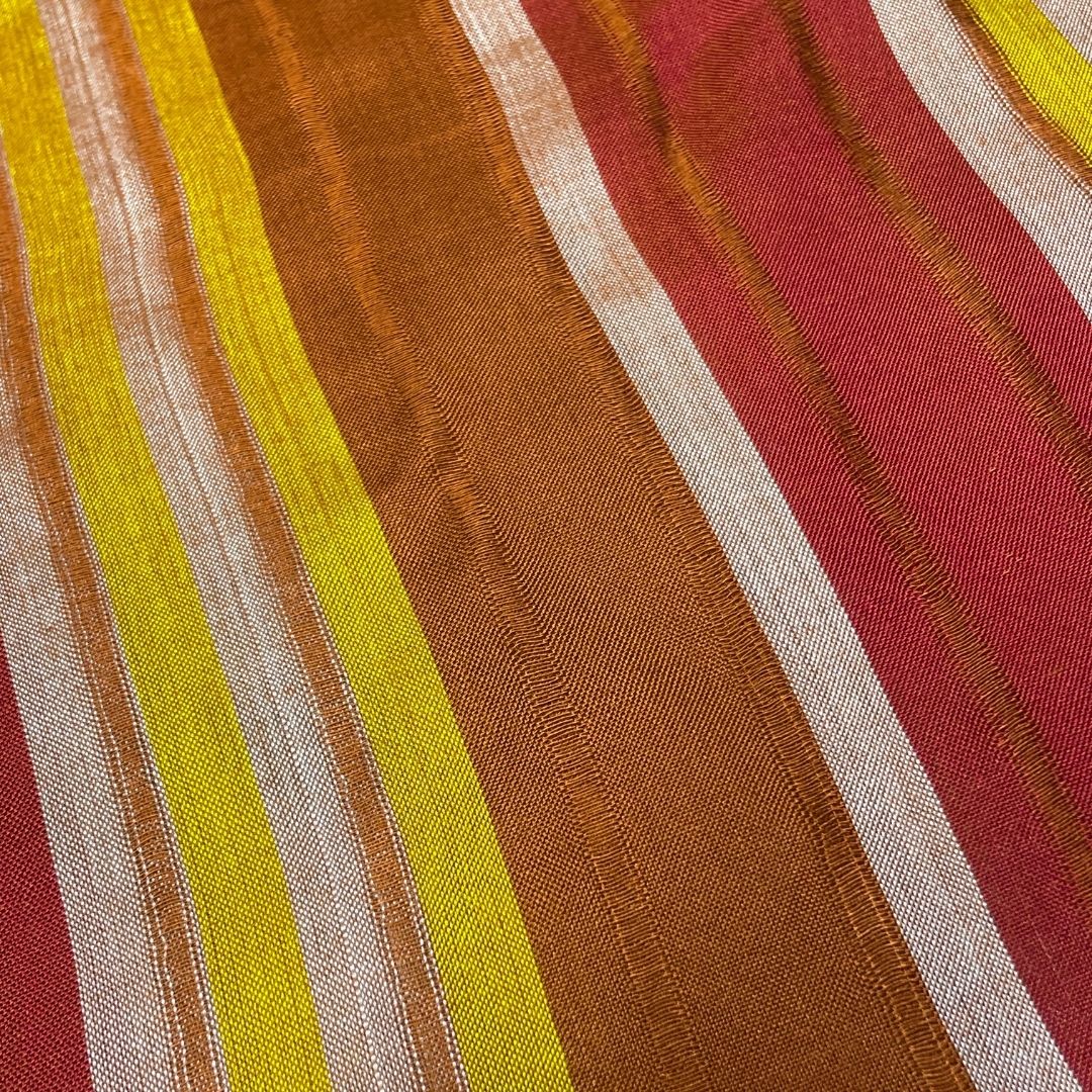 Shawl - Burnt & Rust Stripes