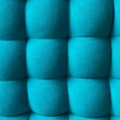 Quilted Cushion - Turquoise