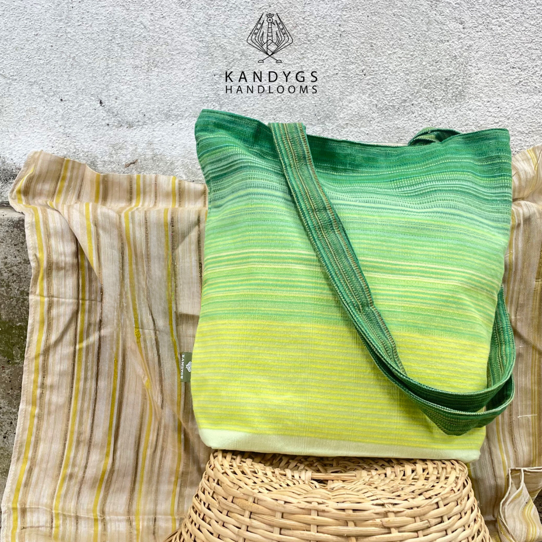 EverGreen Stripe Tote Bag