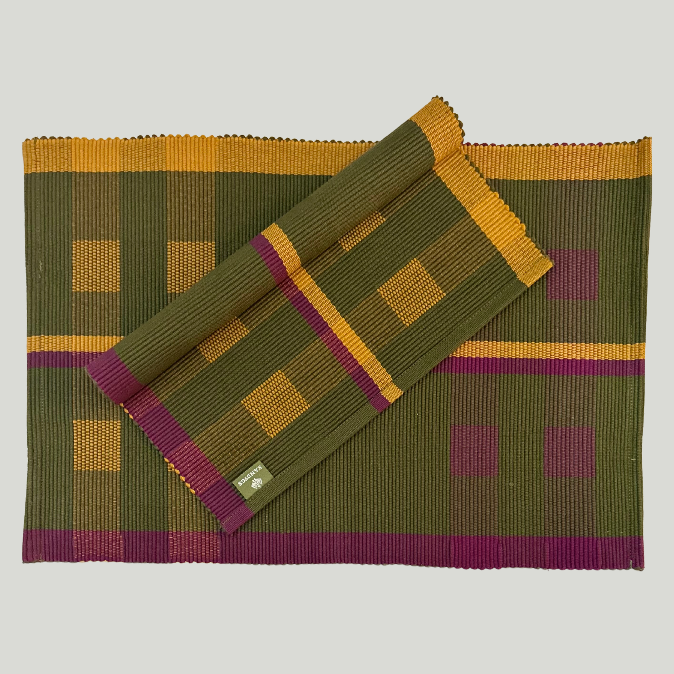 Table Mat - Dark Olive Green