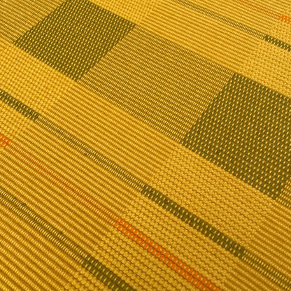 Table Mat - Yellow With Red & Green (Checks)