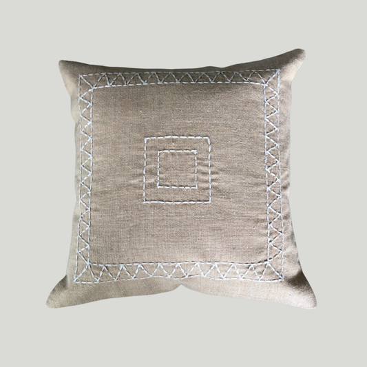 Jute Cushion Cover (16 x 16) - Square
