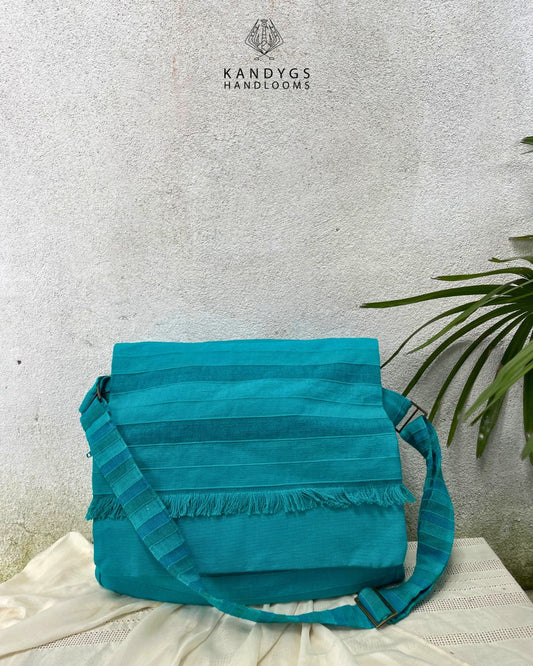 Laptop & College Bag – Turquoise Blue