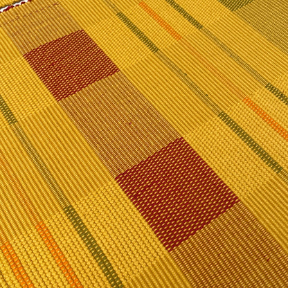 Table Mat - Yellow With Red & Green (Checks)