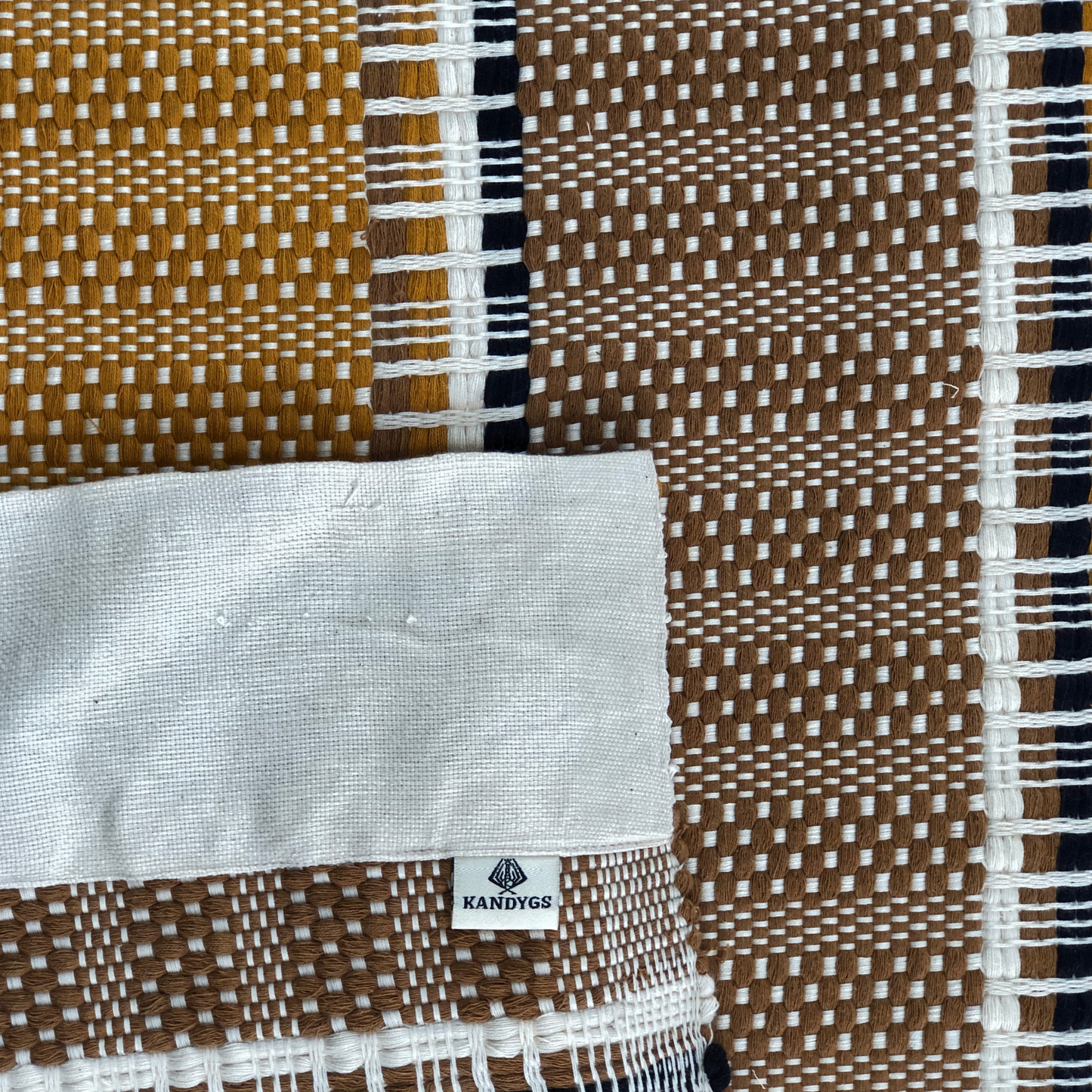 Rug - Stripes (Black & Brown)