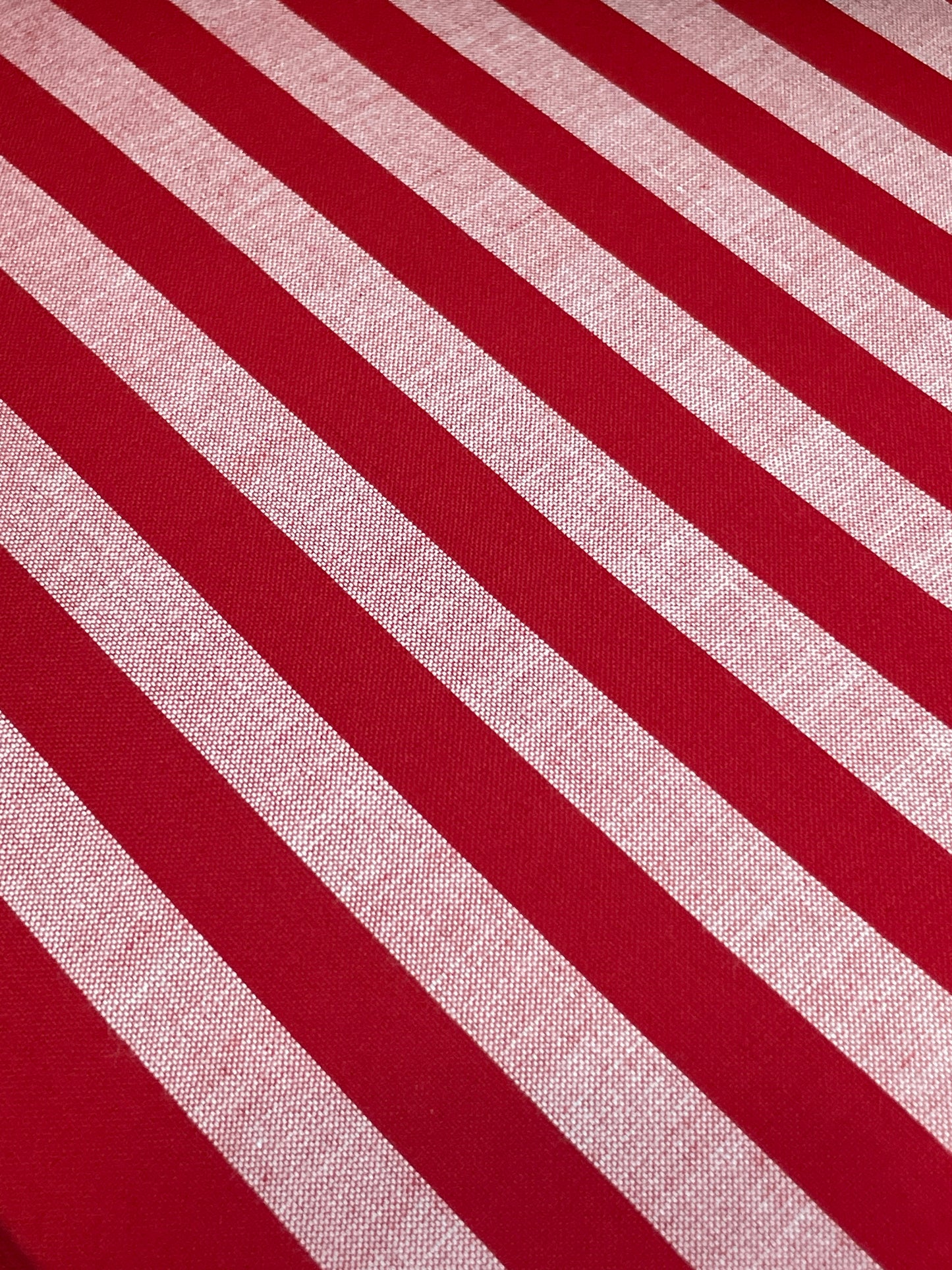 Red Sarong with White Stripes