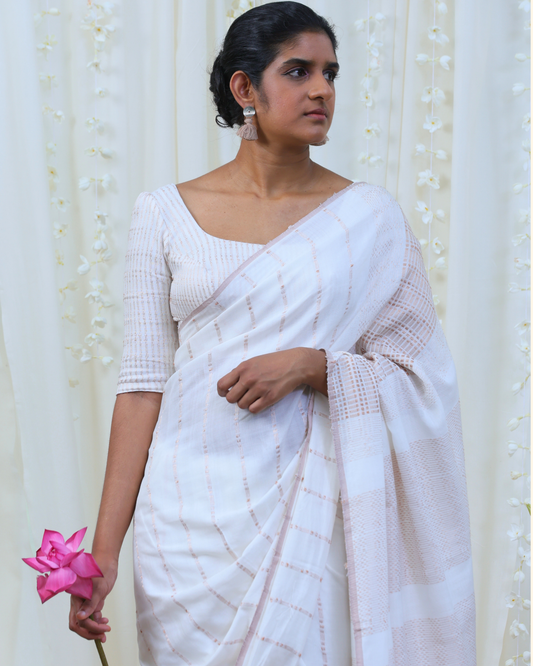 Handloom Bridal Saree-Nelum