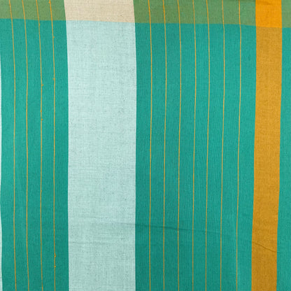 Saree - Green & Mustard