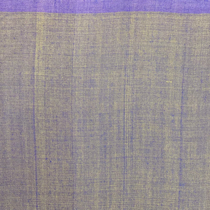 Saree - Yellow with Pastel stripes