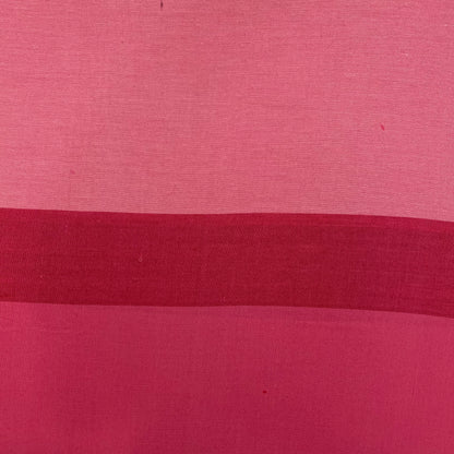 Saree - Pink & Red rust