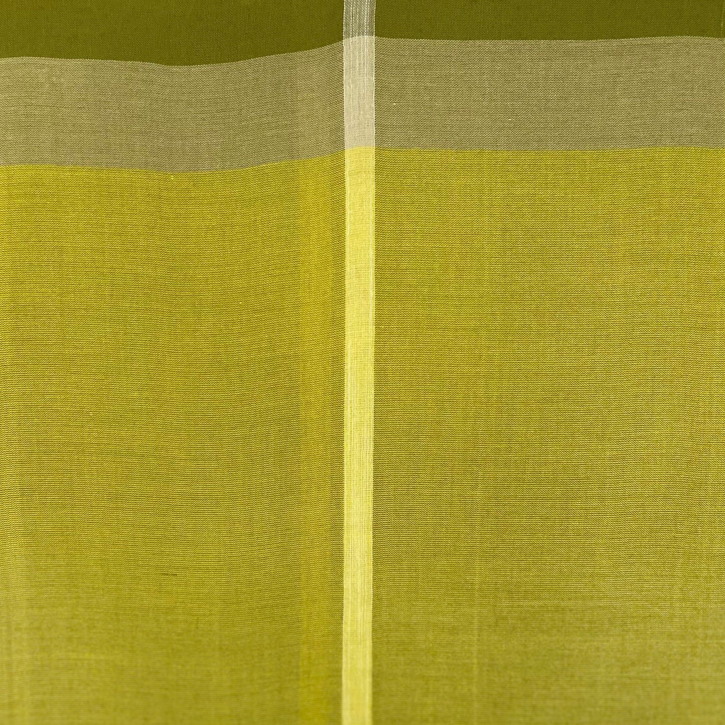 Saree - Olive green & Yellow
