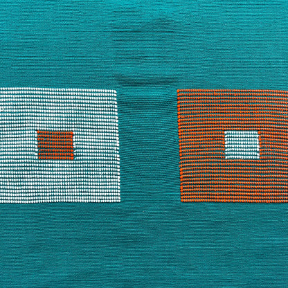 Fabric - White and orange (Malbana) MB