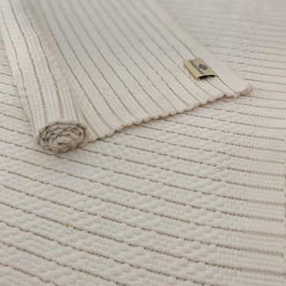 Designer Table Mat - White & Gold