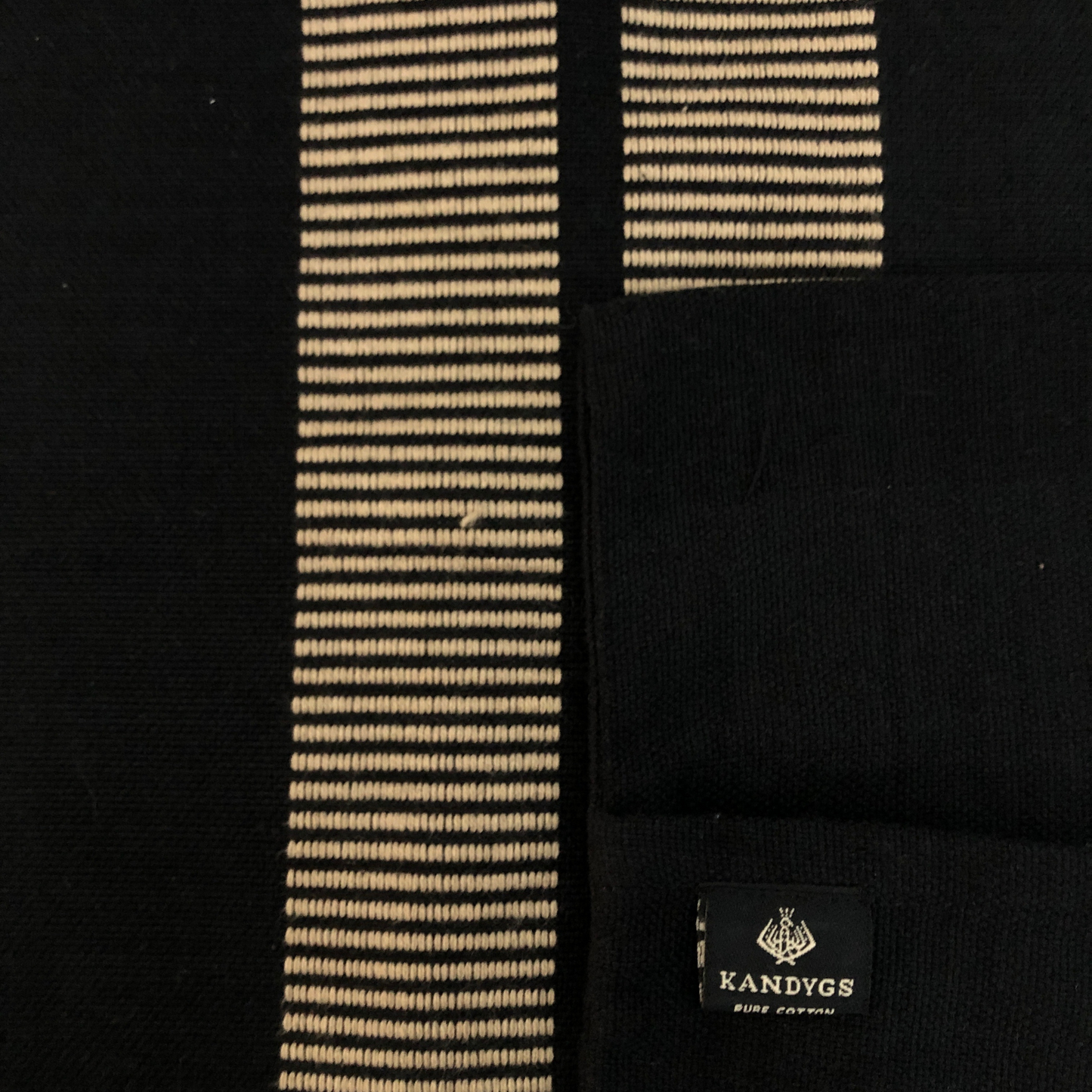 Dumbara Cushion Cover - 2 Beige stripes (18" X 18")