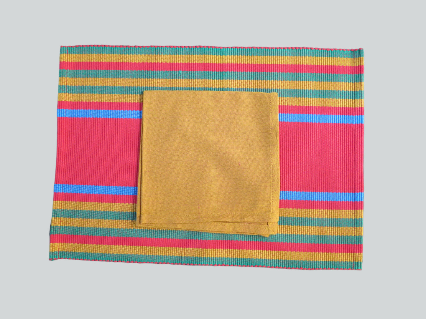 Table Mats + Serviettes (Set of 4)