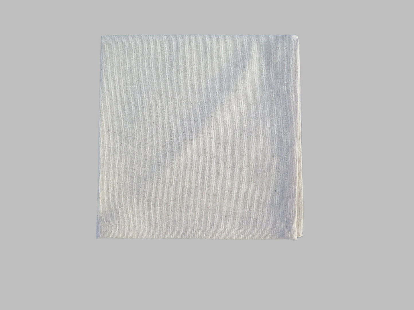 Table Mats + Serviettes (Set of 4) White  Yellow Ocher