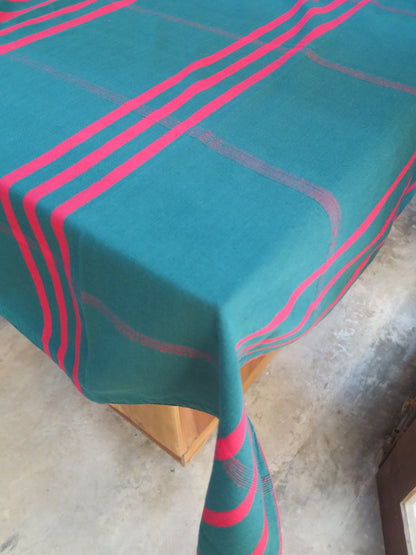 Rectangular Table Cloth - X mas Colours (8 seater - 60" X 120")