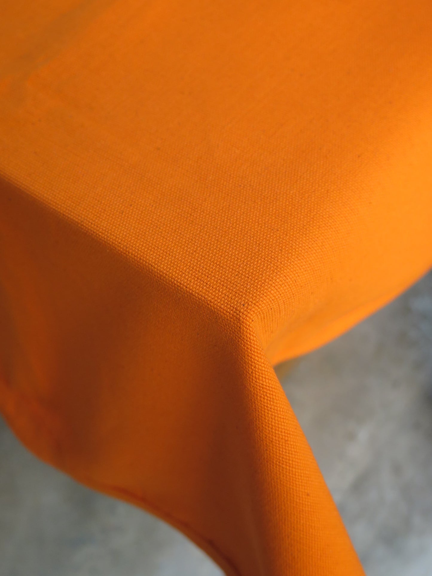 Rectangular Table Cloth  - Orange (6 seater - 54" X 90")