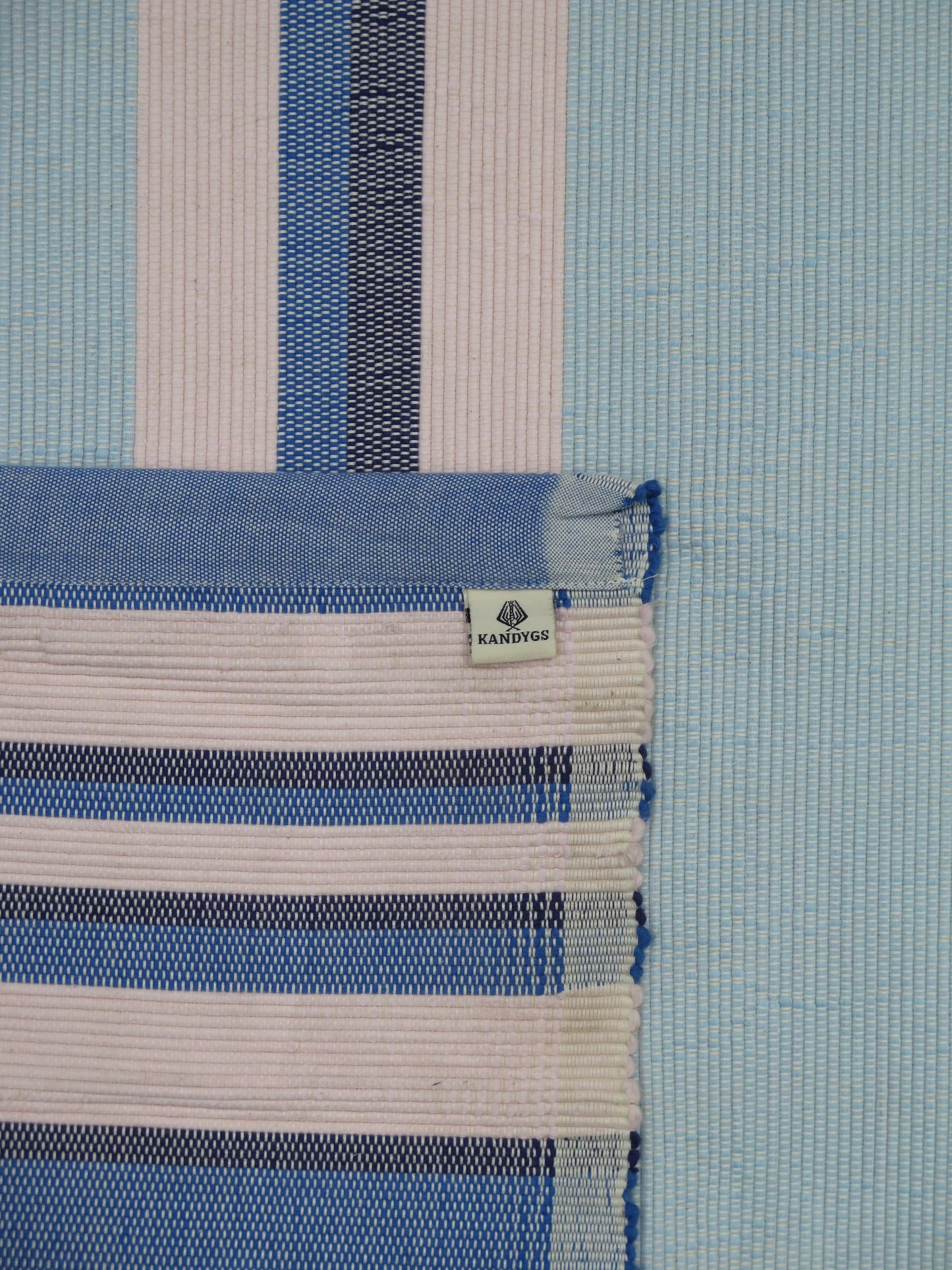 Rug - Stripes (Blue & Pink)