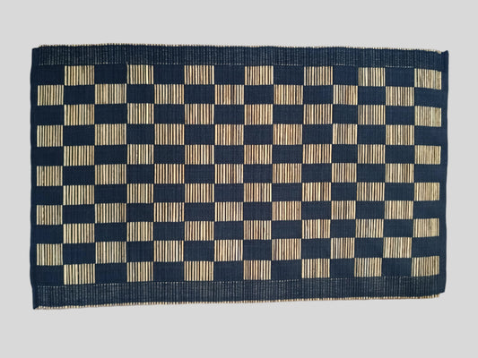 Ekel Table Mat - Black Checkerboard