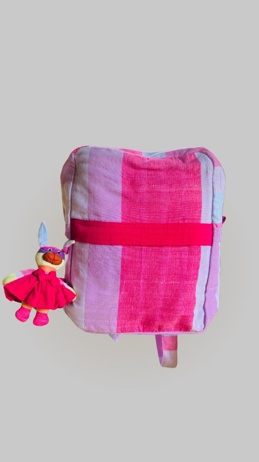 Rosie Bunny Kids Back pack with key tag
