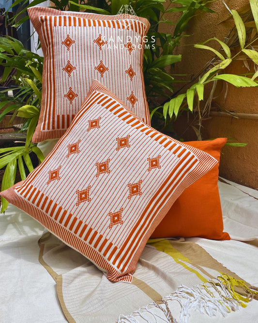 Dumbara Diamond Weave Cushion Cover – (18" X 18")