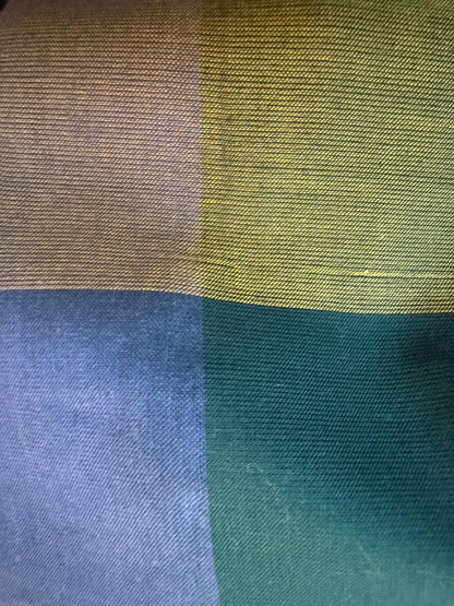 Saree - Mustard & Midnightblue