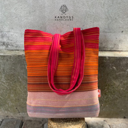 Sunset Stripe Tote Bag