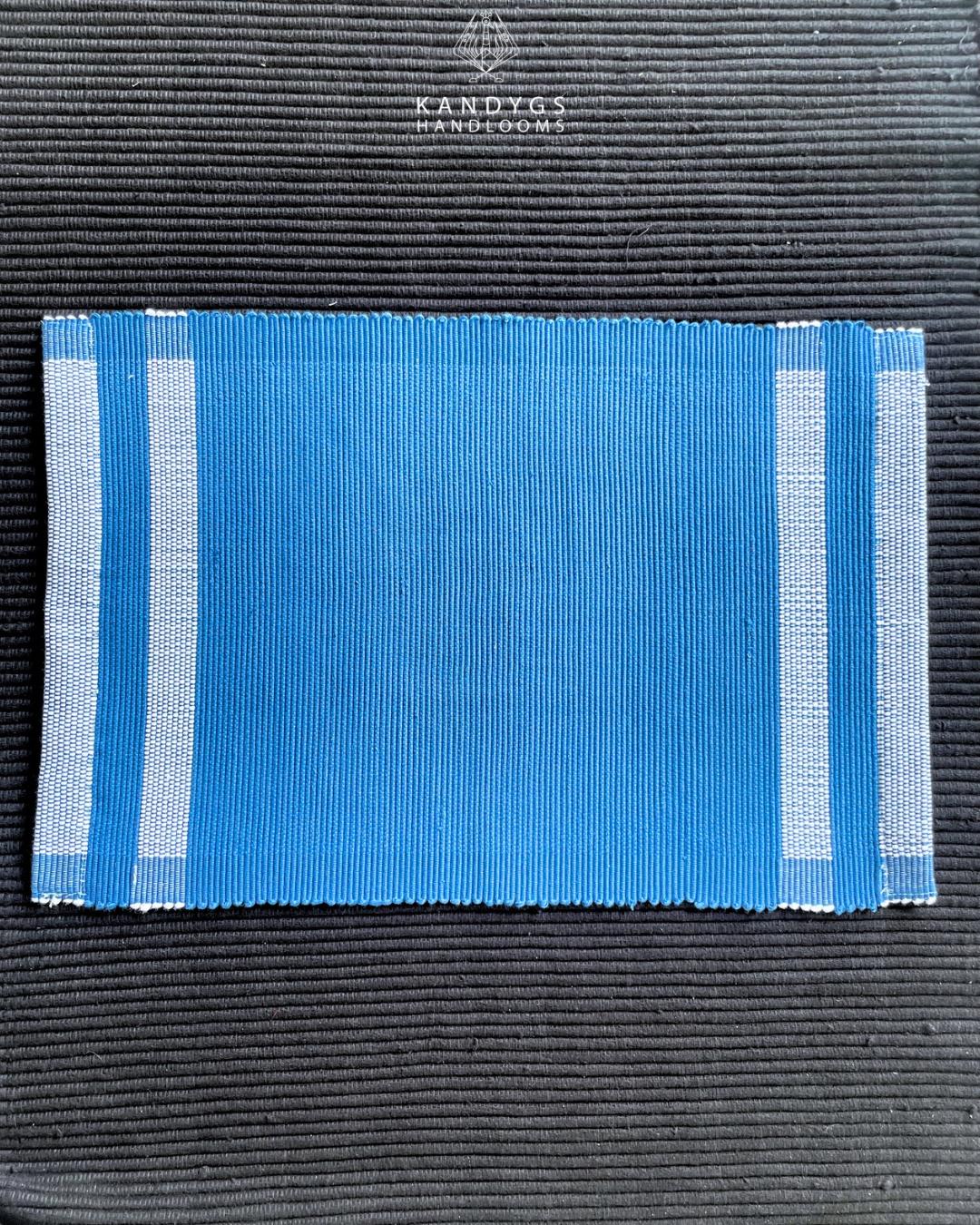 Table Mat -  Blue & White