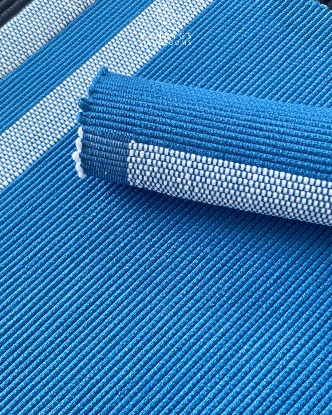 Table Mat -  Blue & White
