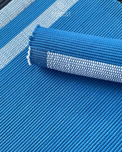 Table Mat -  Blue & White