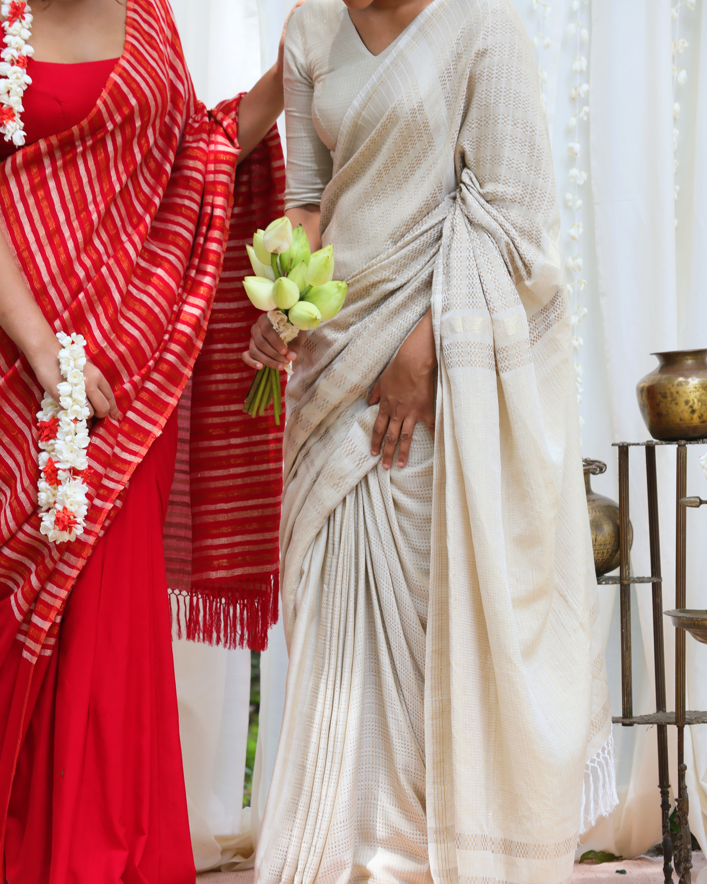 Handloom Bridal Saree-CAMELLIA
