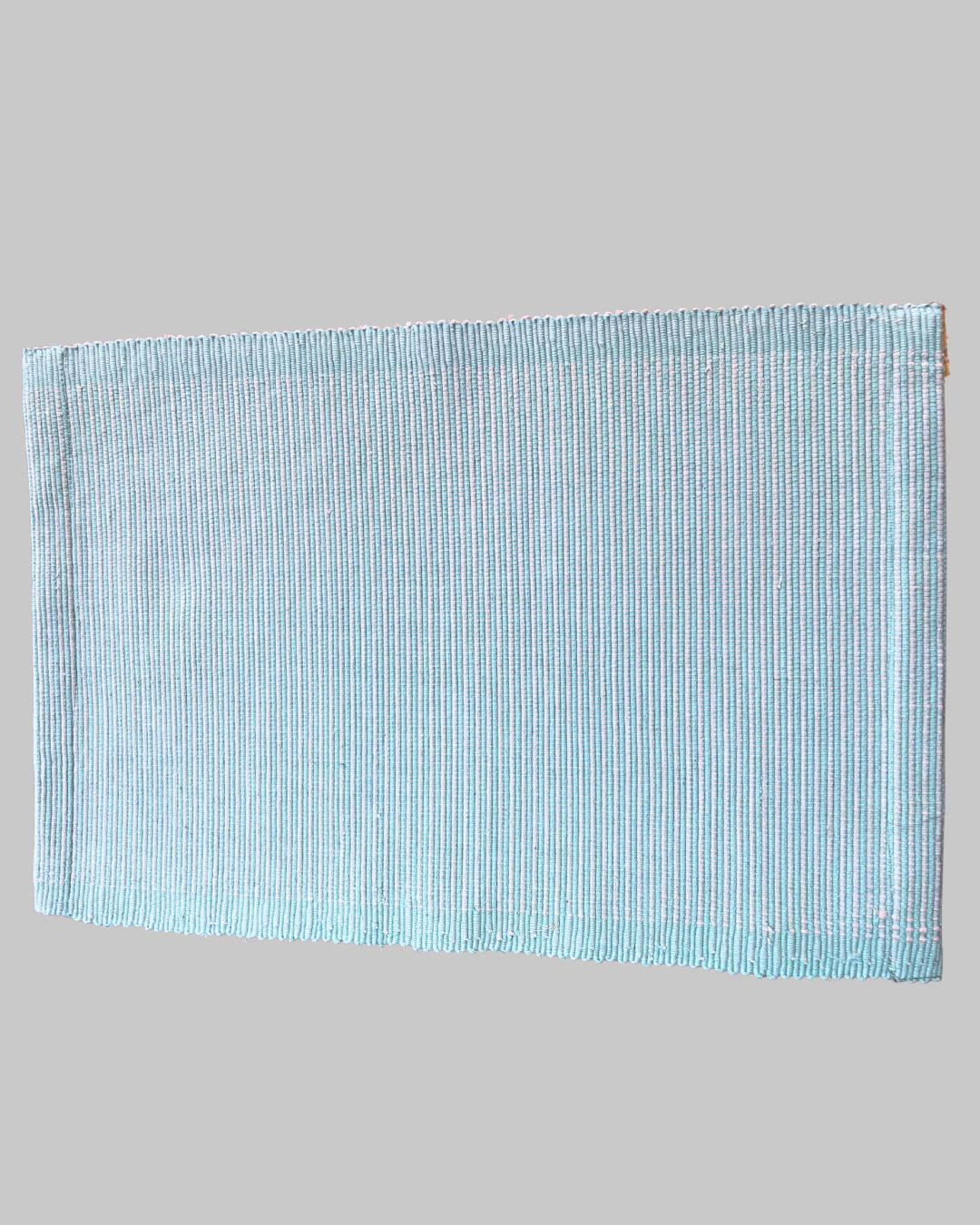 Table Mat -Dusty Blue & White