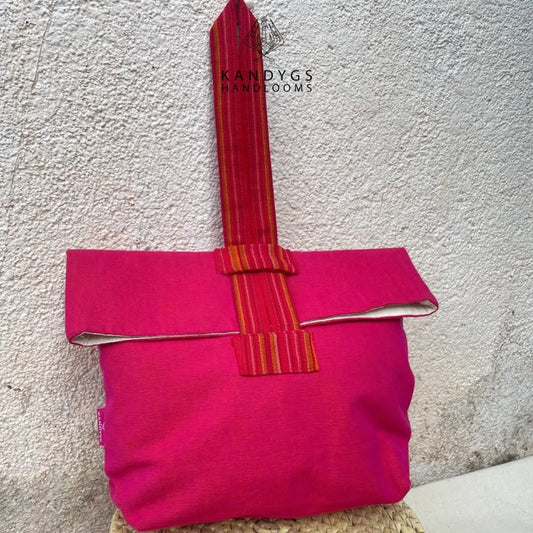 Magenta Twist Carry Bag