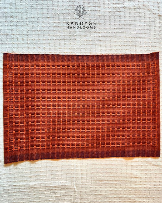 Rust &  Black Table Mat