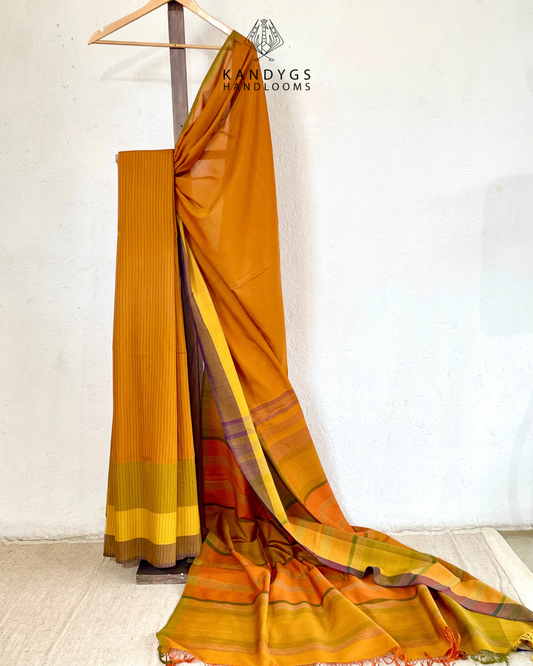 Saree -  Orange, Rust