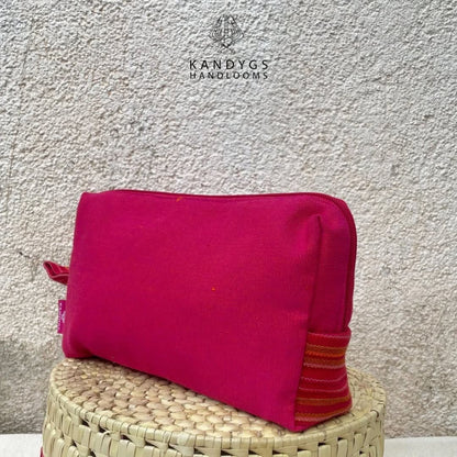 Magenta Pyramid Pouch