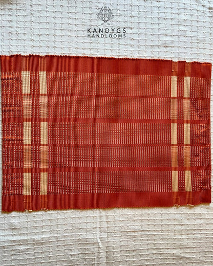 Rust Striped Table Mat