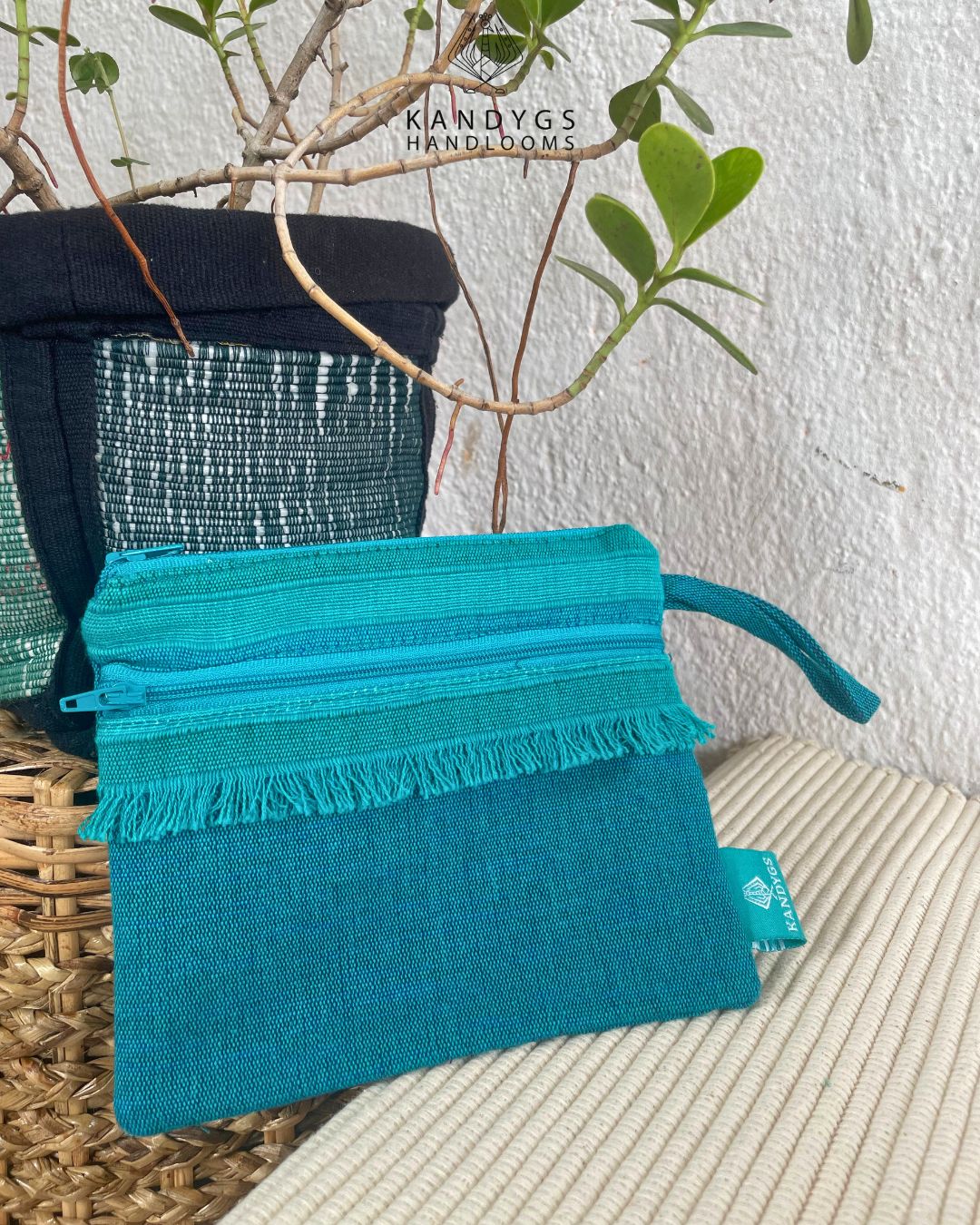 spanish blue Coin Pouch